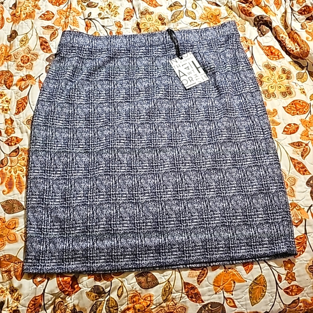 41 Hawthorn Kora Knit Jacquard Pencil Skirt XXL